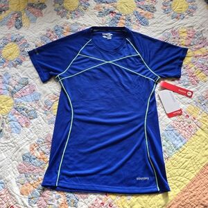 Saucony Royal Blue Performance Tee